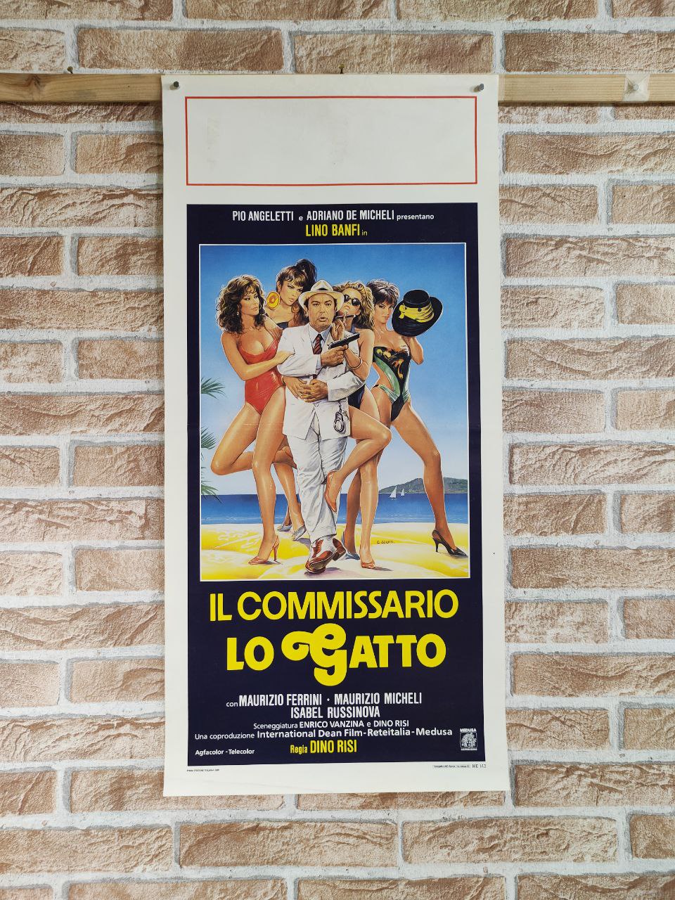 Locandina originale di cinema - Il commissario Lo Gatto