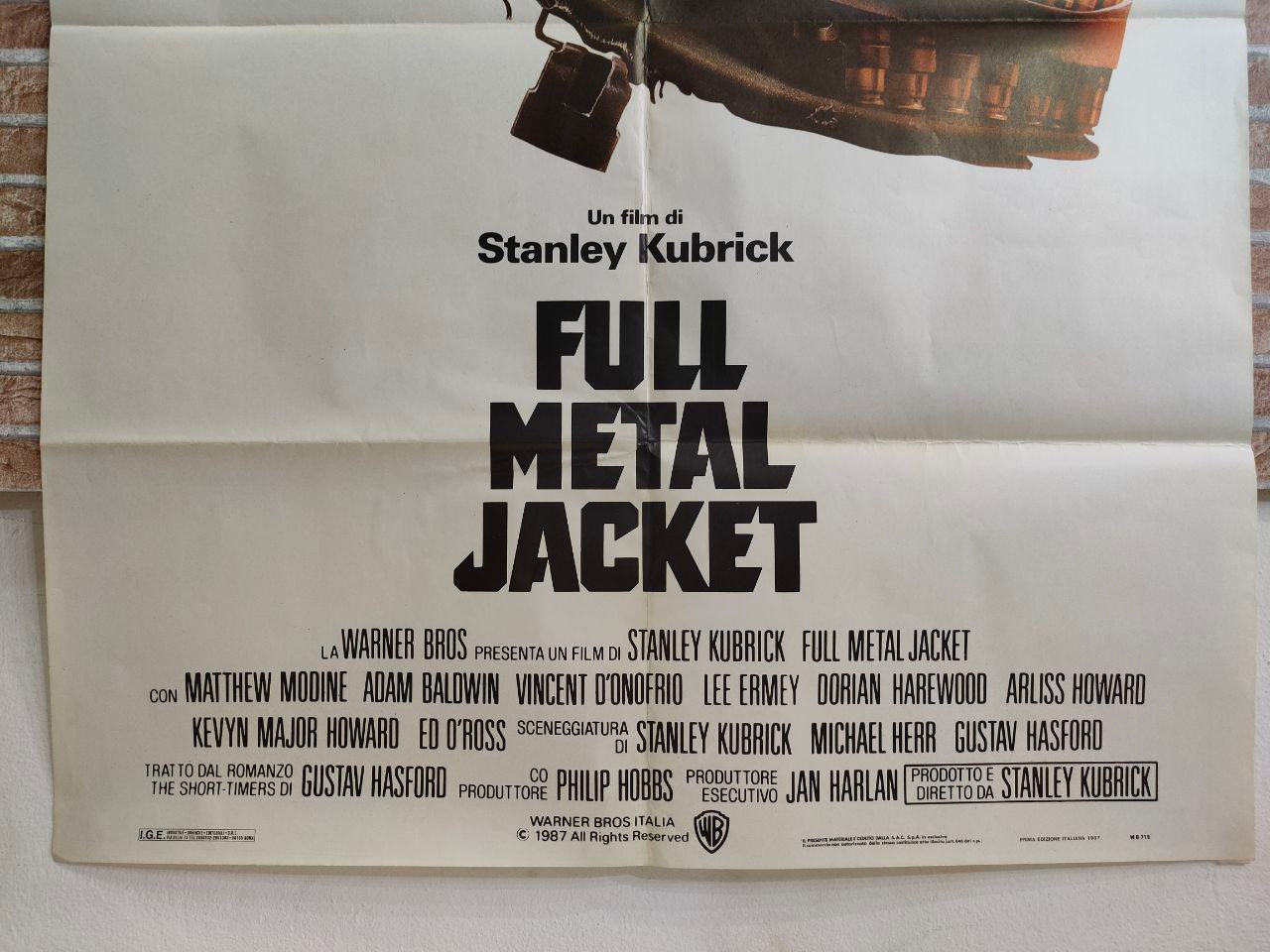 Manifesto originale di cinema - Full Metal Jacket