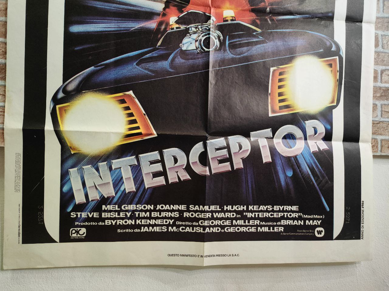 Manifesto originale di cinema - Interceptor