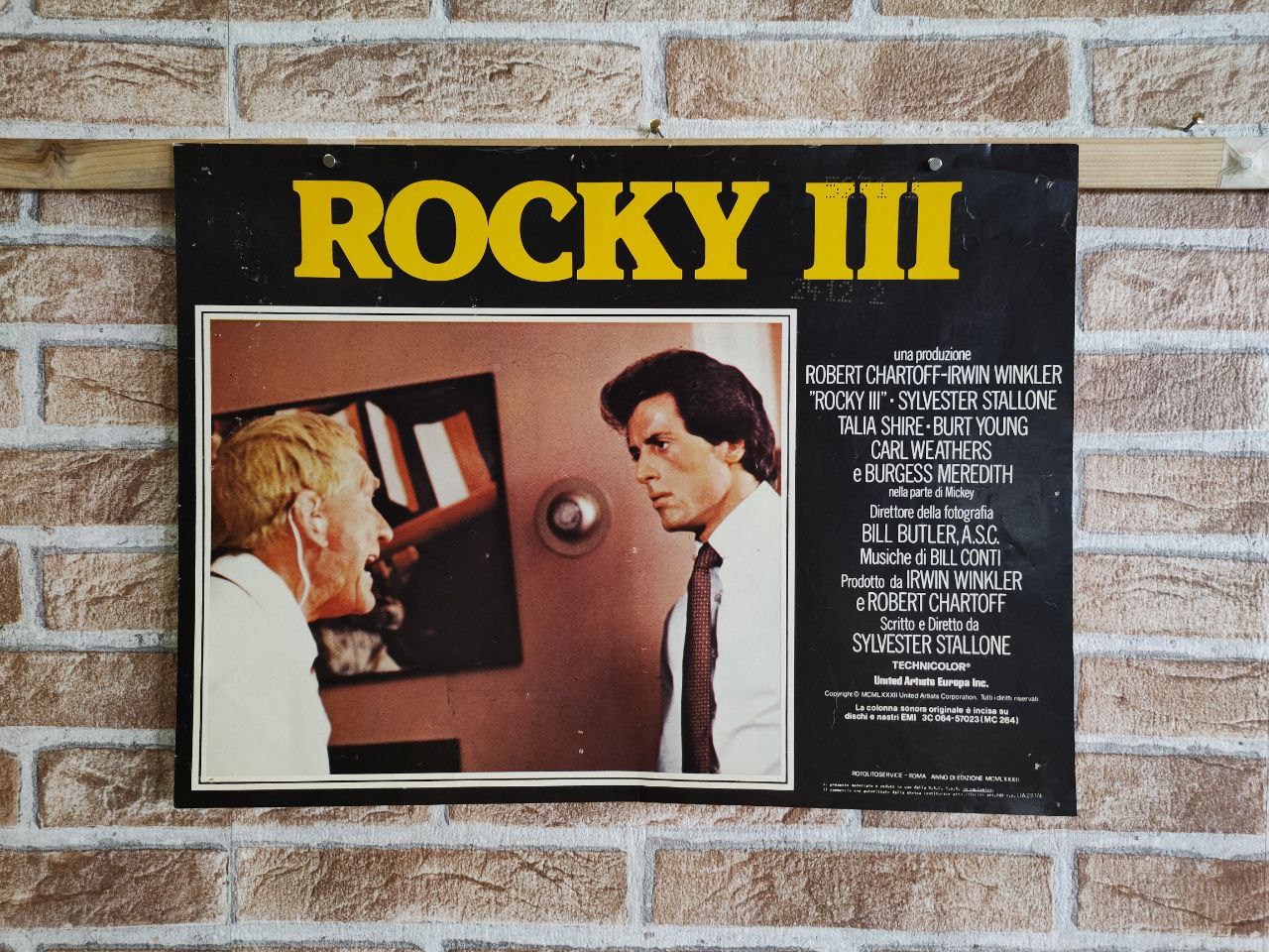 Fotobusta originale di cinema - Rocky III
