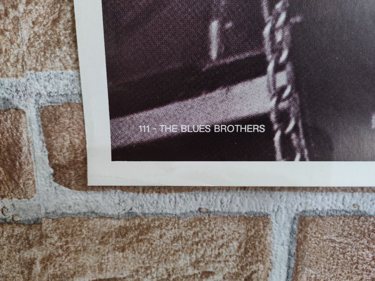 Manifesto originale pubblicitario - The Blues Brothers