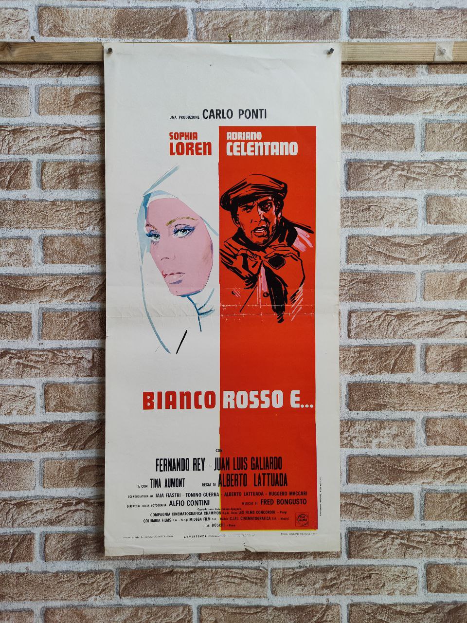 Locandina originale di cinema - Bianco, rosso e...