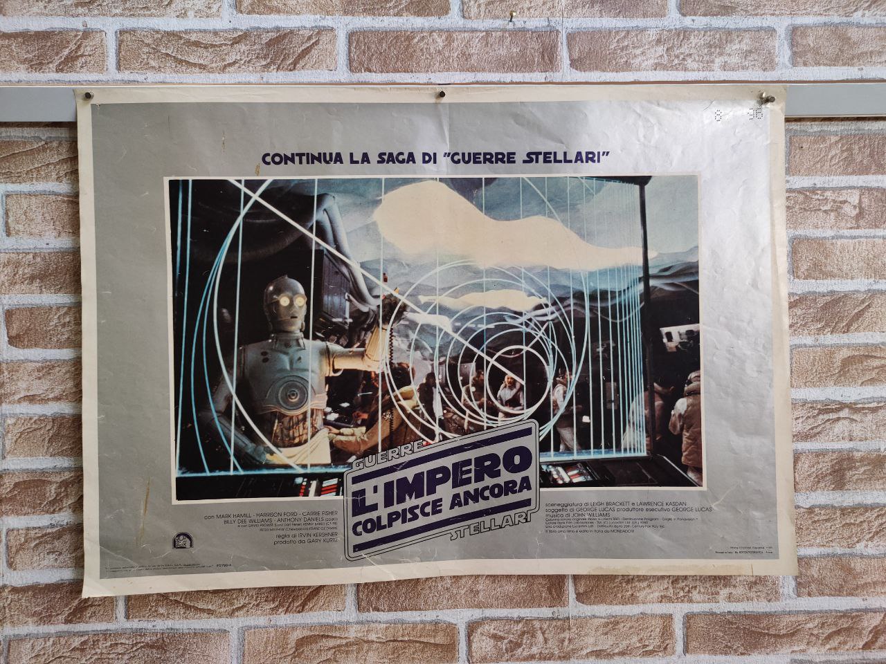 Fotobusta originale di cinema - L'Impero colpisce ancora, Star Wars