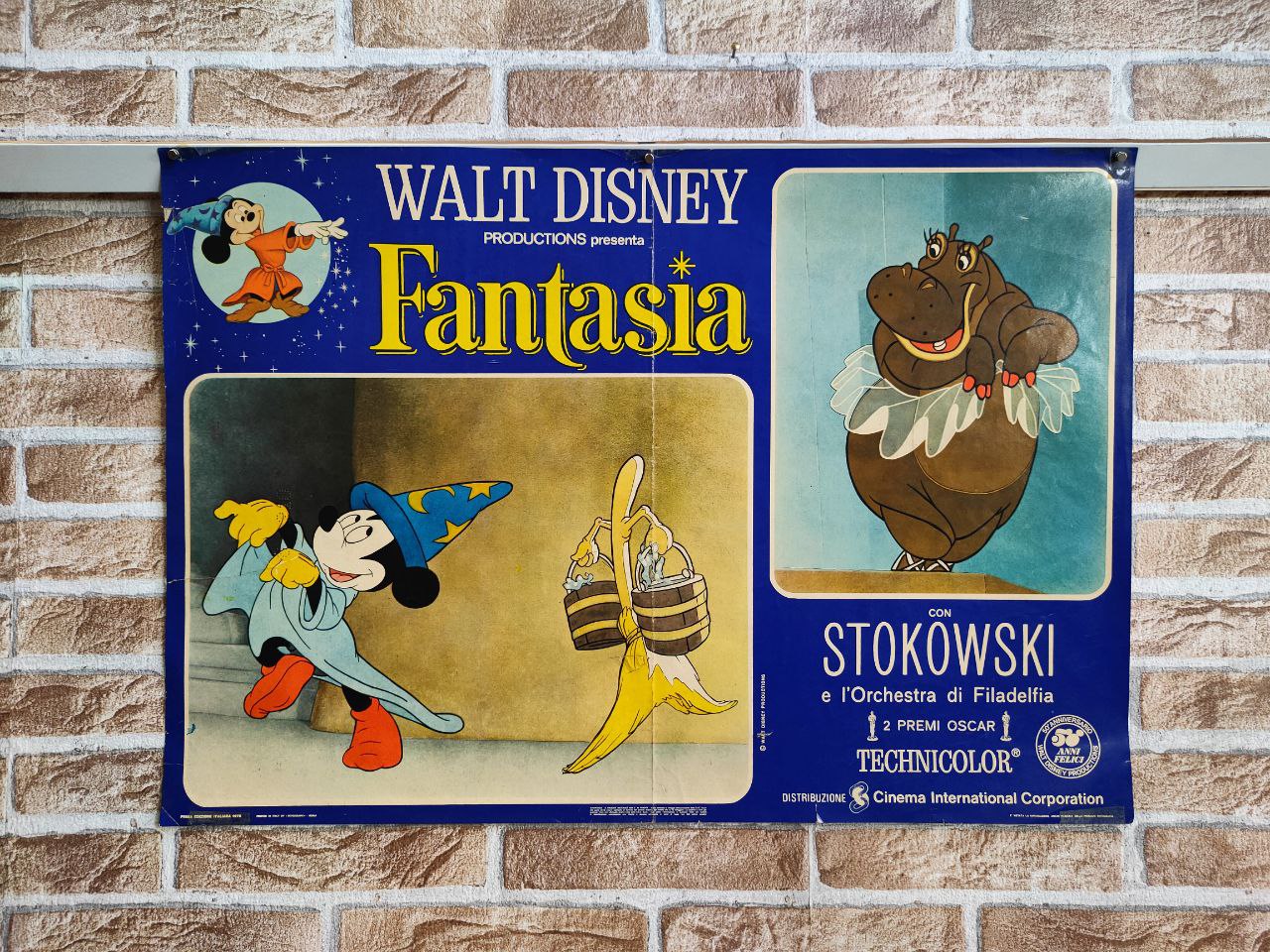 Fotobusta originale di cinema - Fantasia Walt Disney