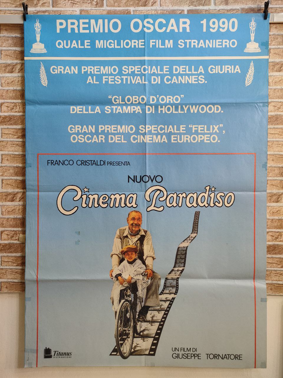 Manifesto originale di cinema - Nuovo Cinema Paradiso