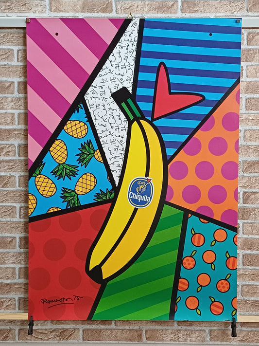 Manifesto originale pubblicitario - Banane Chiquita