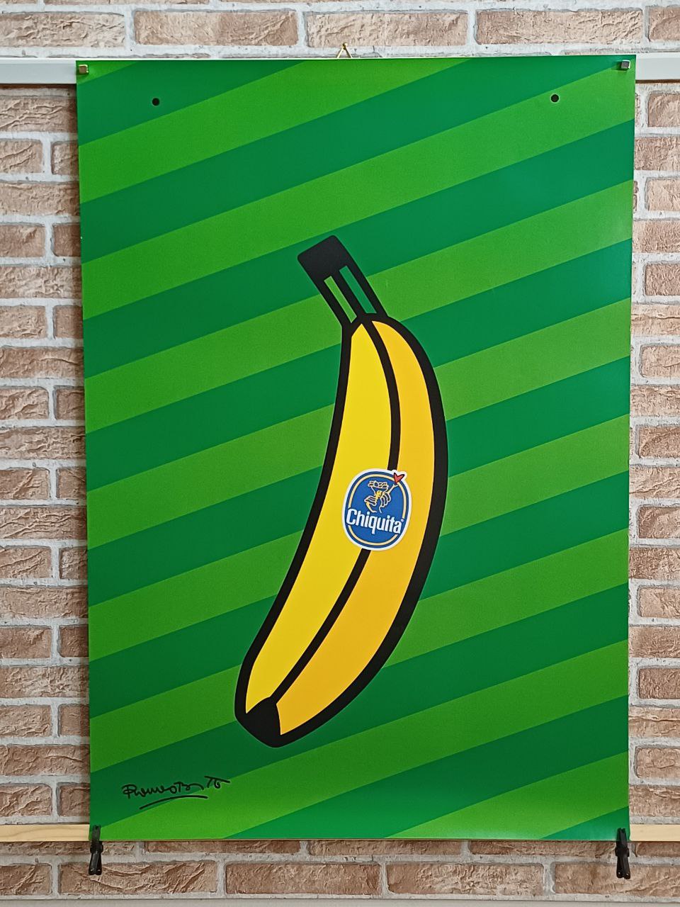 Manifesto originale pubblicitario - Banane Chiquita