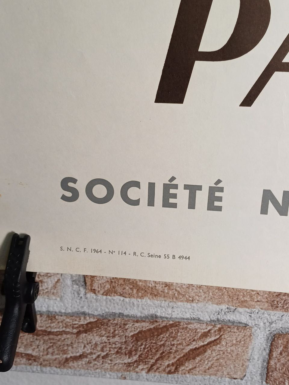 Manifesto originale pubblicitario - Paesi Baschi - Pays Basque SNCF