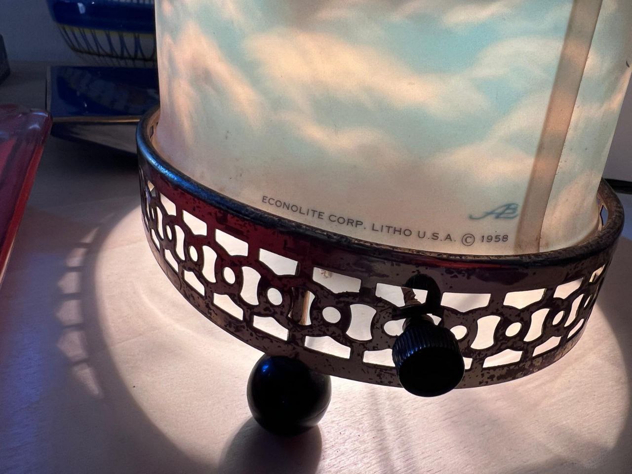 Lampada commemorativa aviazione - 1958 - DC8 - CARAVELLE - COMET
