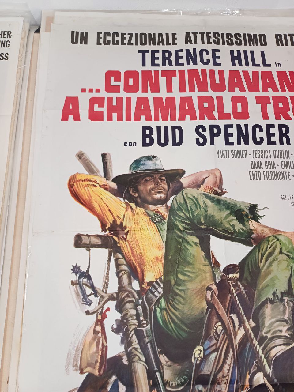 Manifesto originale di cinema - "Continuavano a chiamarlo Trinità"