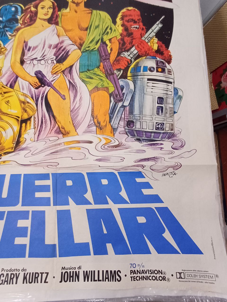 Manifesto originale di cinema - Guerre Stellari - Star Wars 1977
