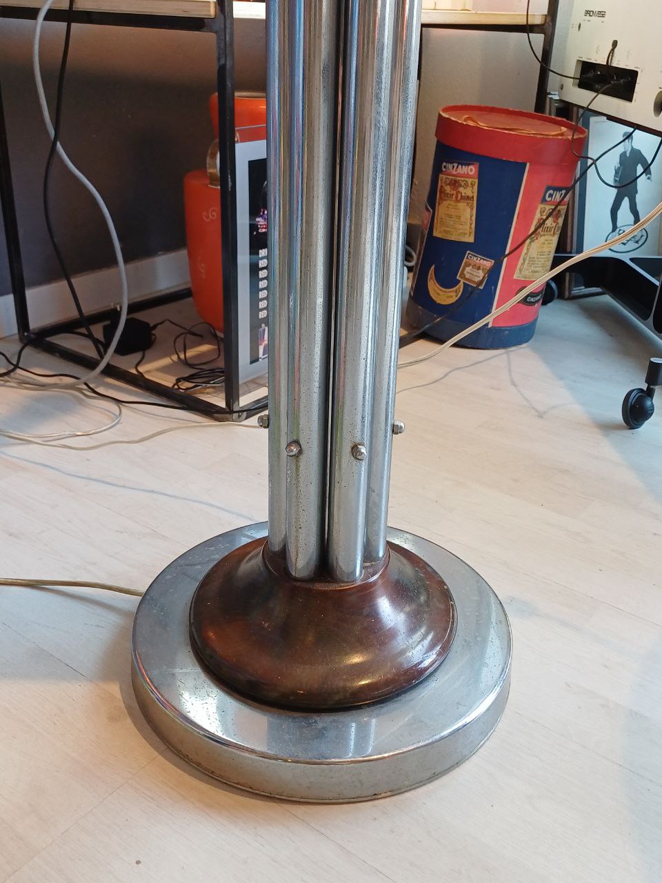 Lampada anni 70 da terra