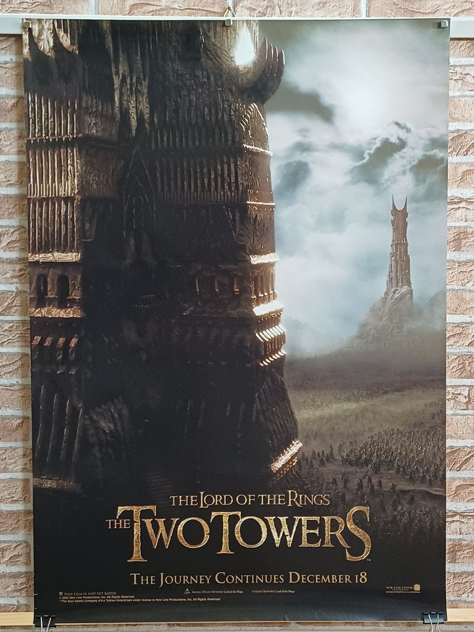 Manifesto originale di cinema - Lord of the rings