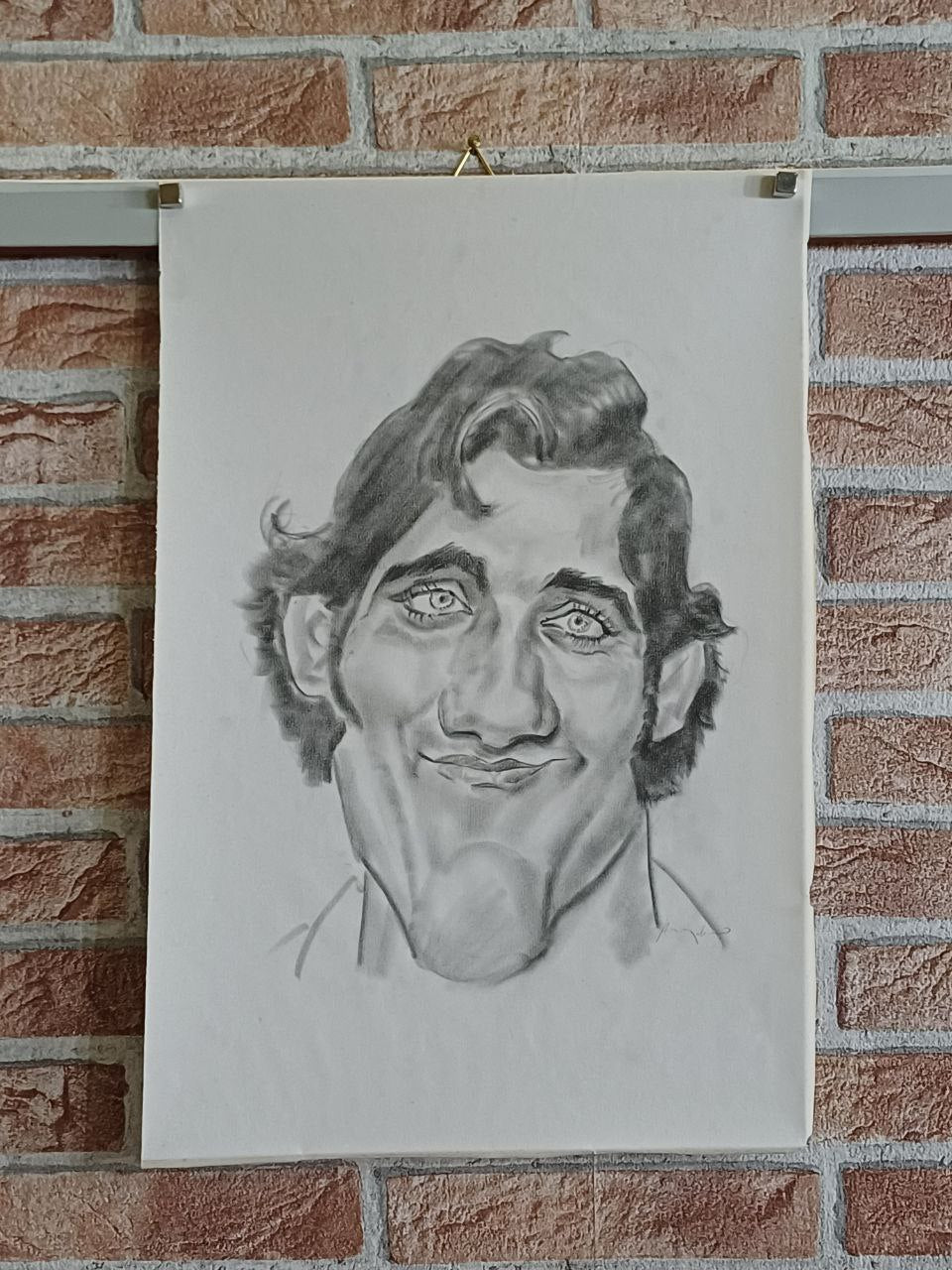 Bozzetto a matita su carta - Giorgio Chinaglia