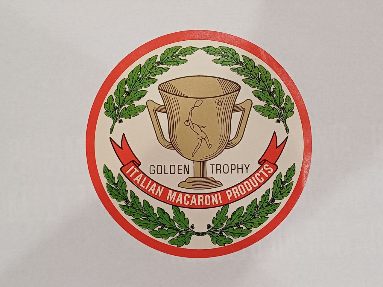 Etichetta - Golden Trophy - Italian Macaroni Products