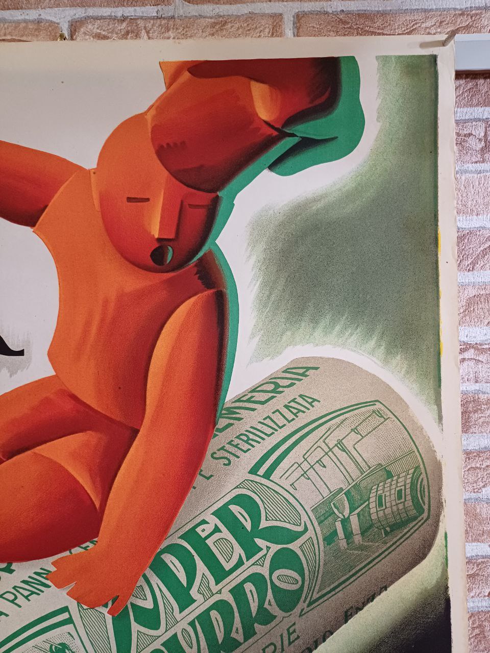 Manifesto originale pubblicitario - Burro Zatti