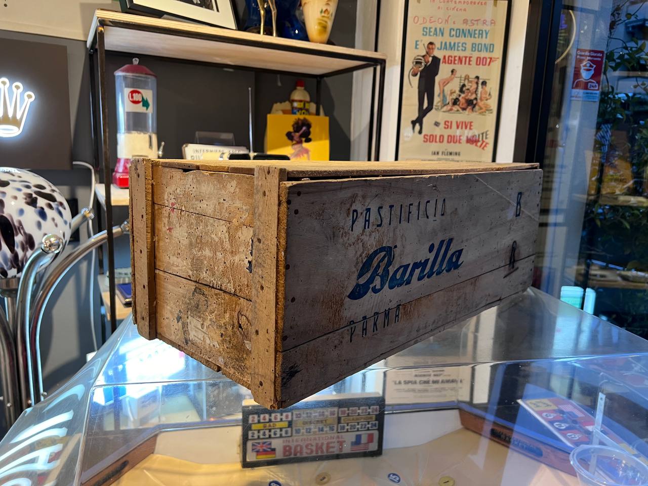 Scatola in legno originale Pasta Barilla - Parma