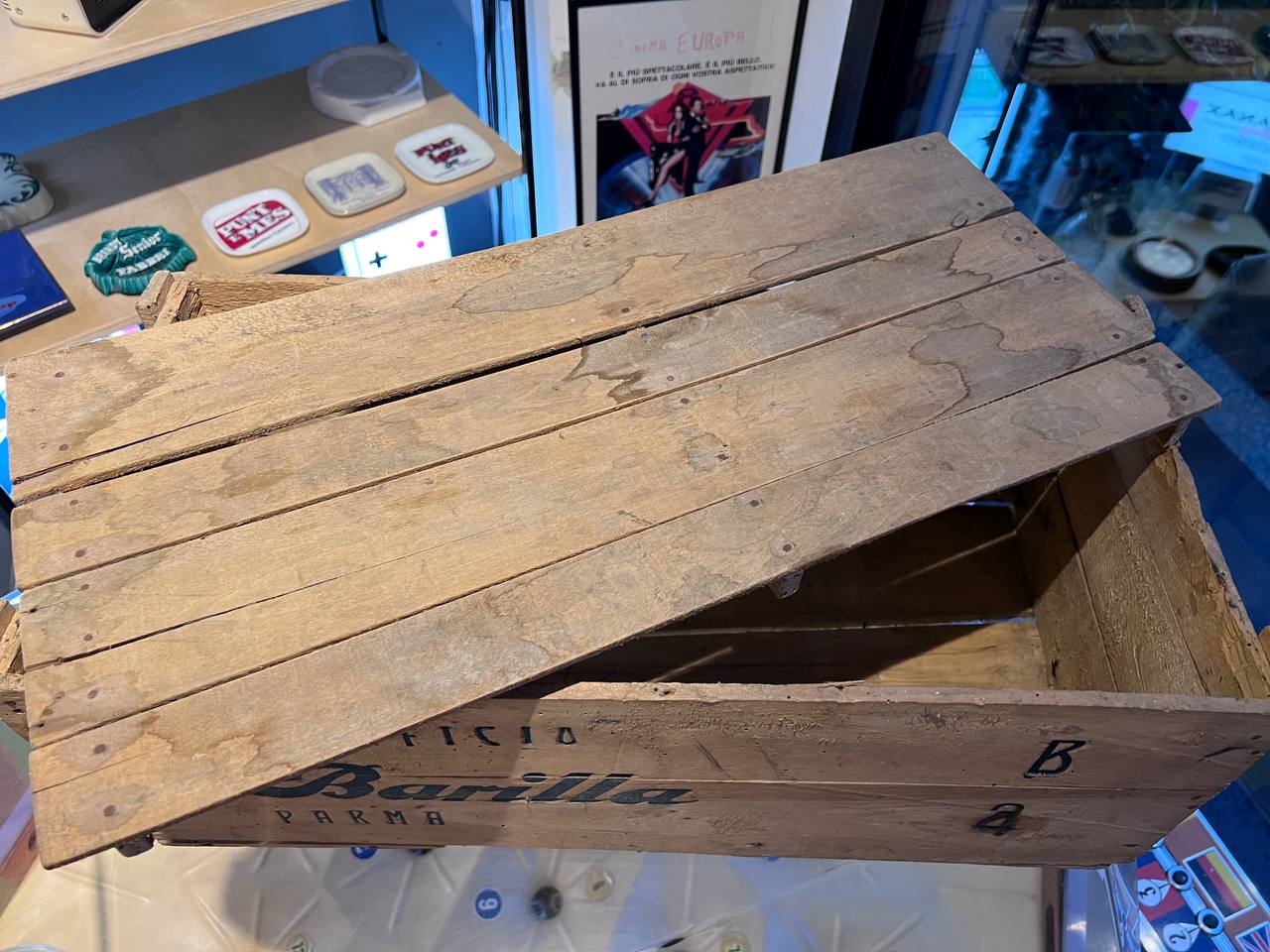 Scatola in legno originale Pasta Barilla - Parma