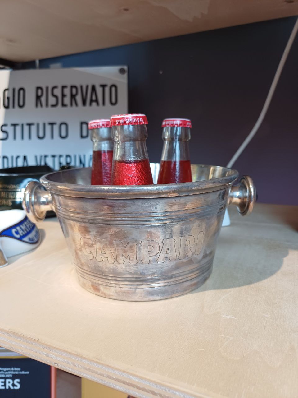 Secchiello porta ghiaccio - Campari soda