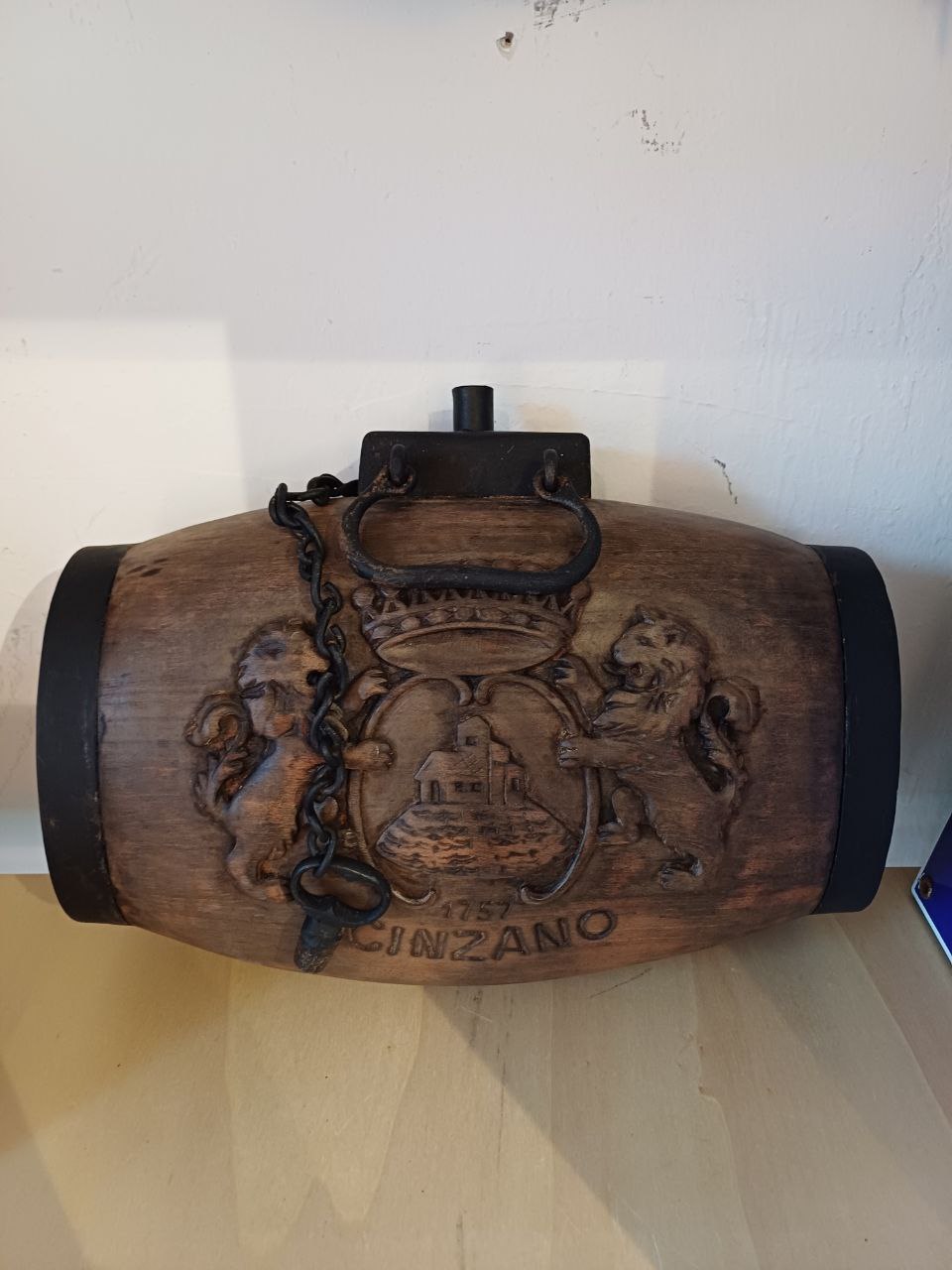 Botte pubblicitario Cinzano in legno