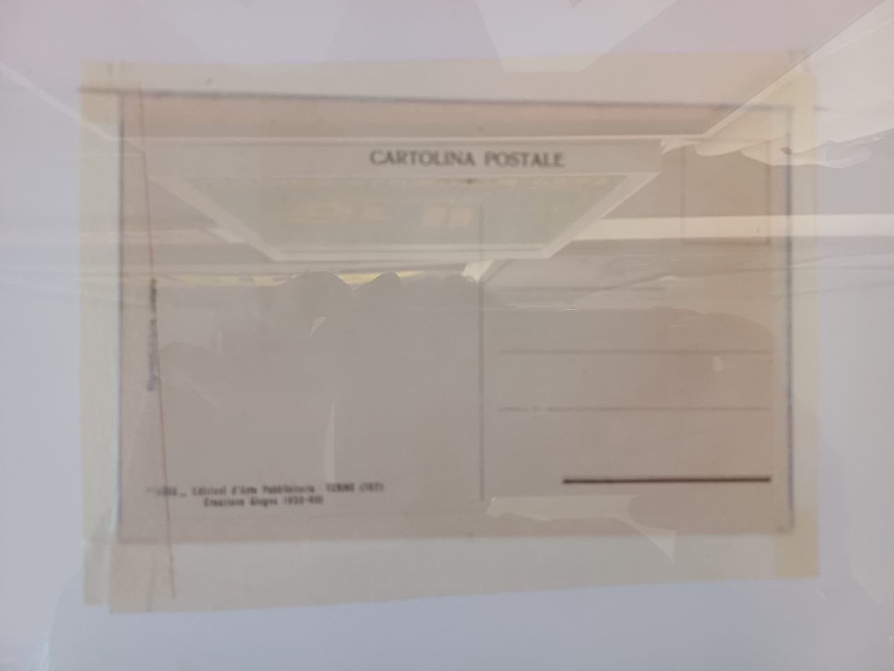 Cartolina pubblicitaria Torino - Gran Paradiso - Canavese