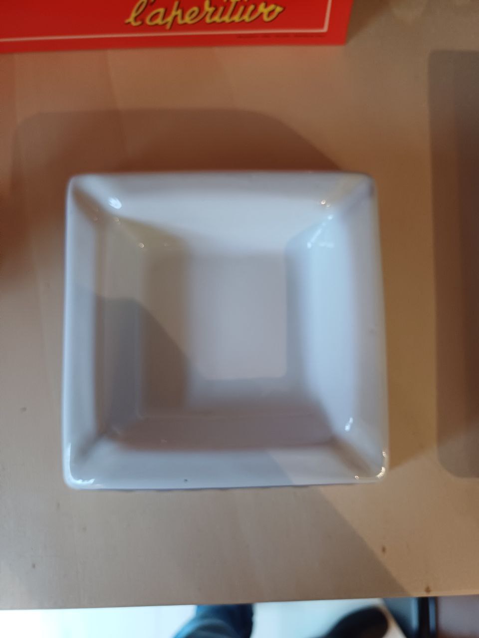 Posacenere Campari in ceramica