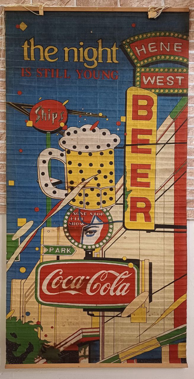 Pubblicità in tessuto Beer Coca Cola - USA