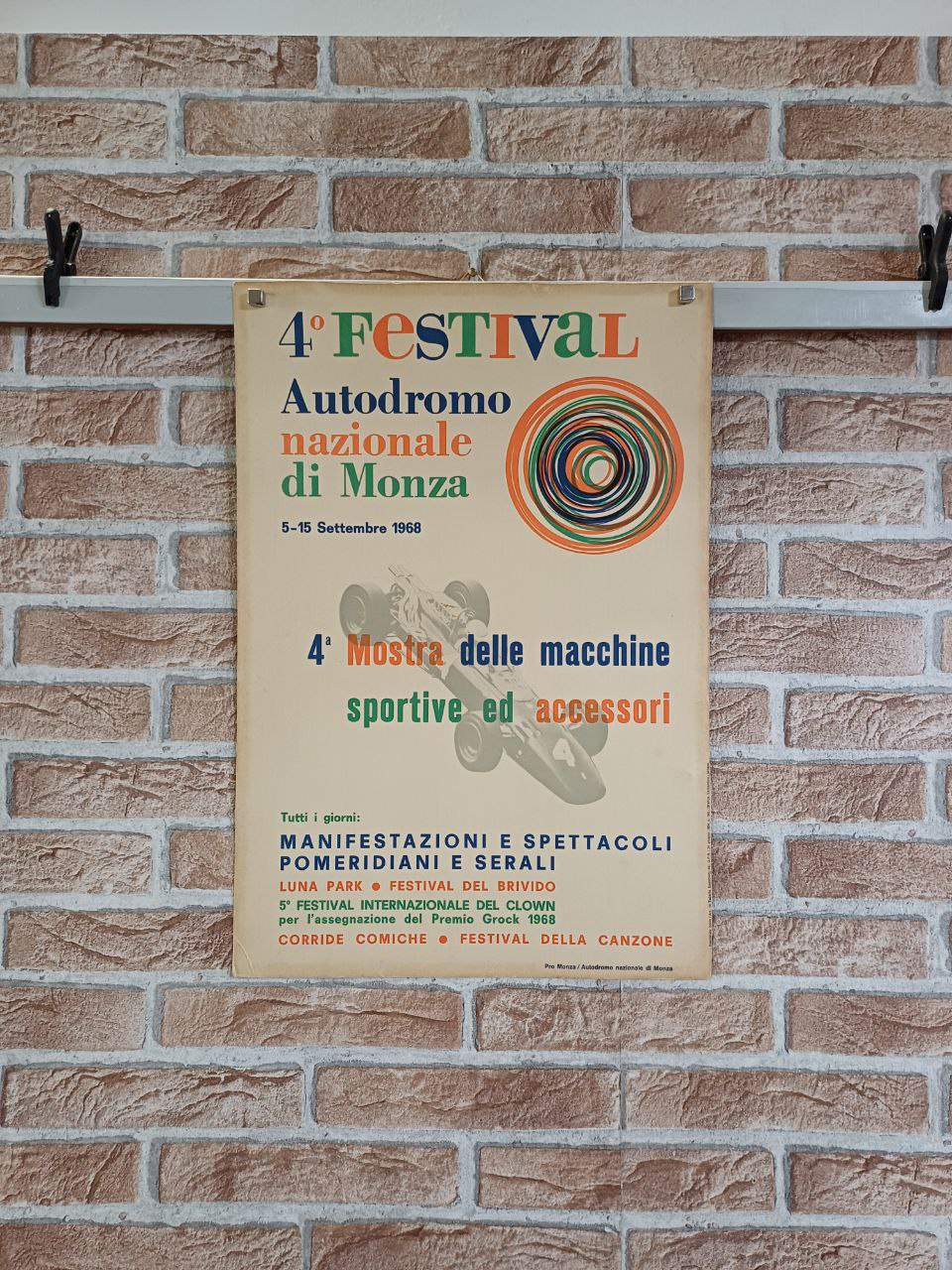 Cartonato - IV Festival Autodromo nazionale di Monza