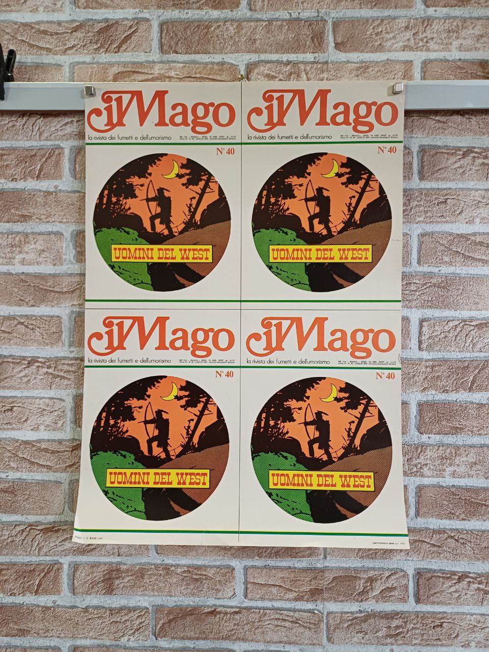 Copertina originale rivista "Il mago"