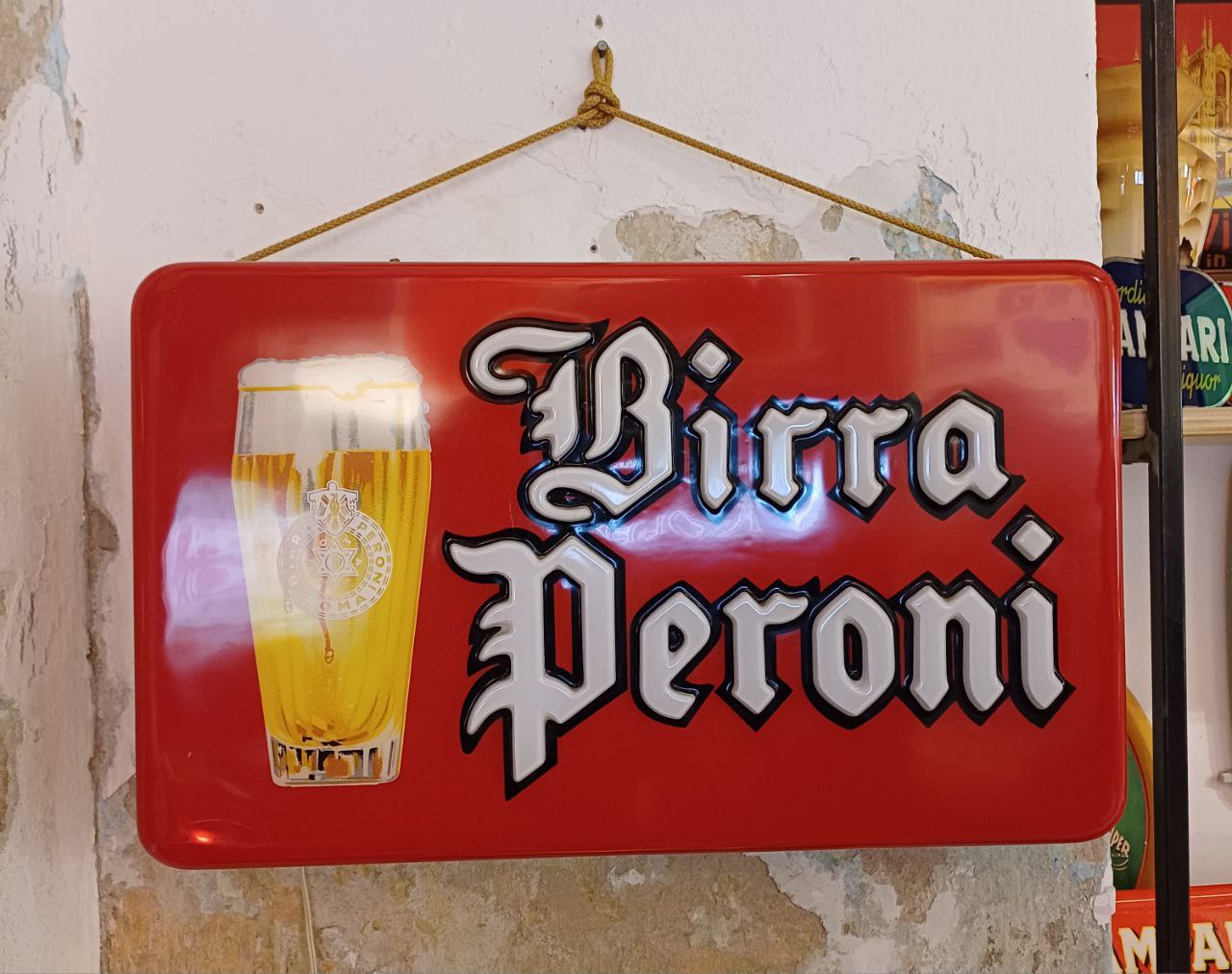 Insegna luminosa originale - Birra Peroni