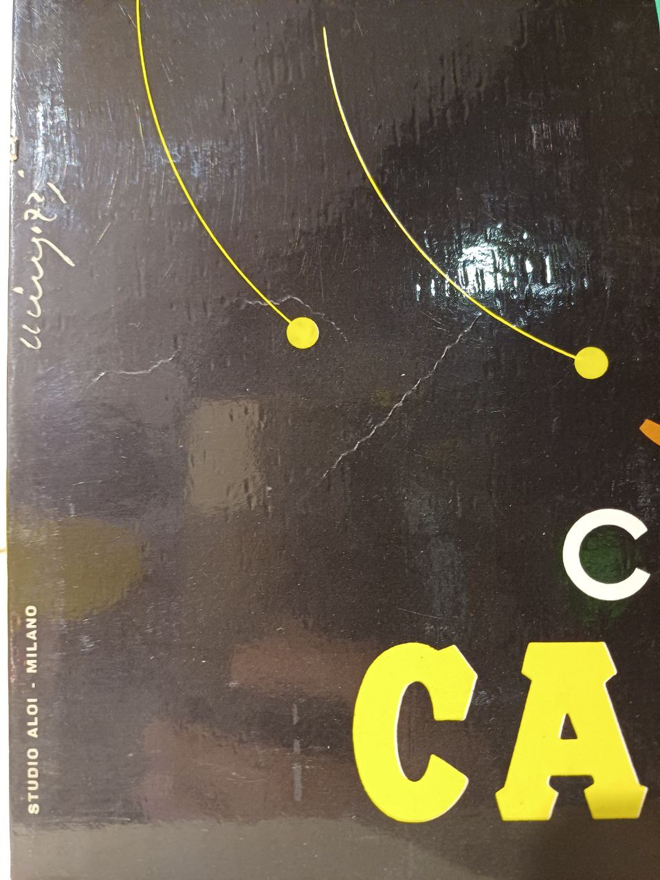 Cartonato pubblicitario originale - Cordial Campari Milano