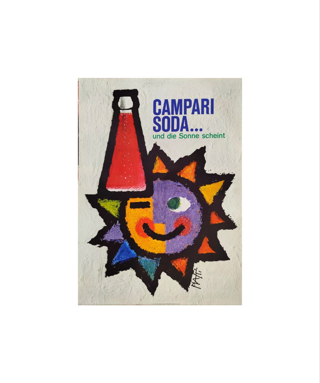 Manifesto originale pubblicitario - Campari Soda