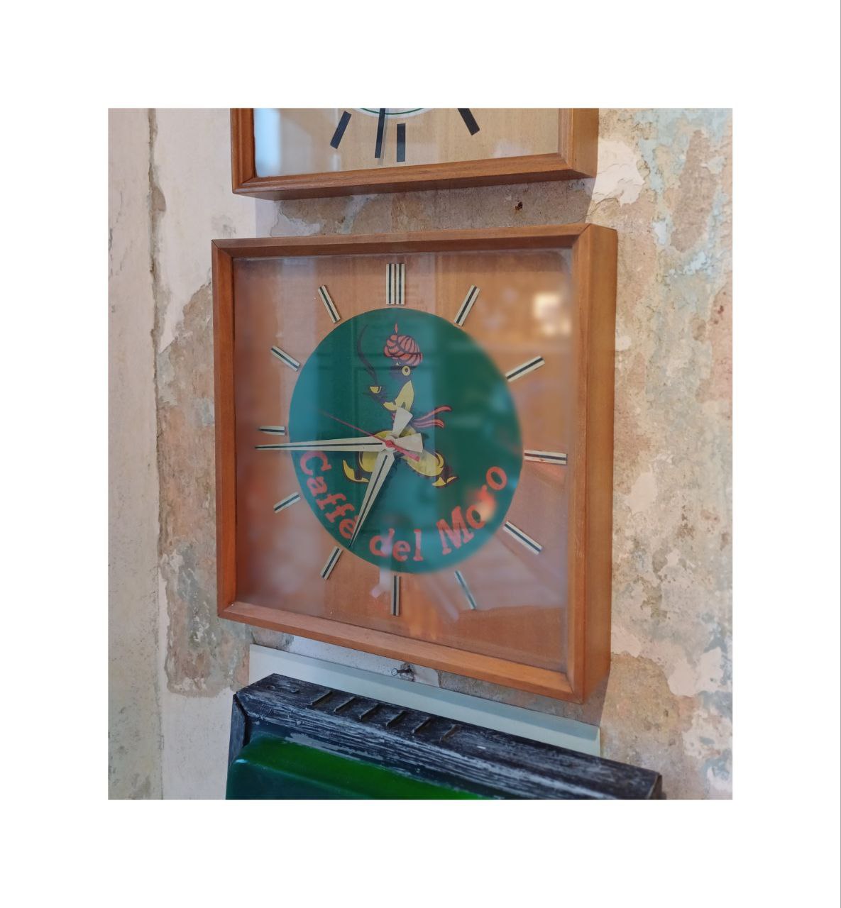 Orologio pubblicitario - Caffè del Moro