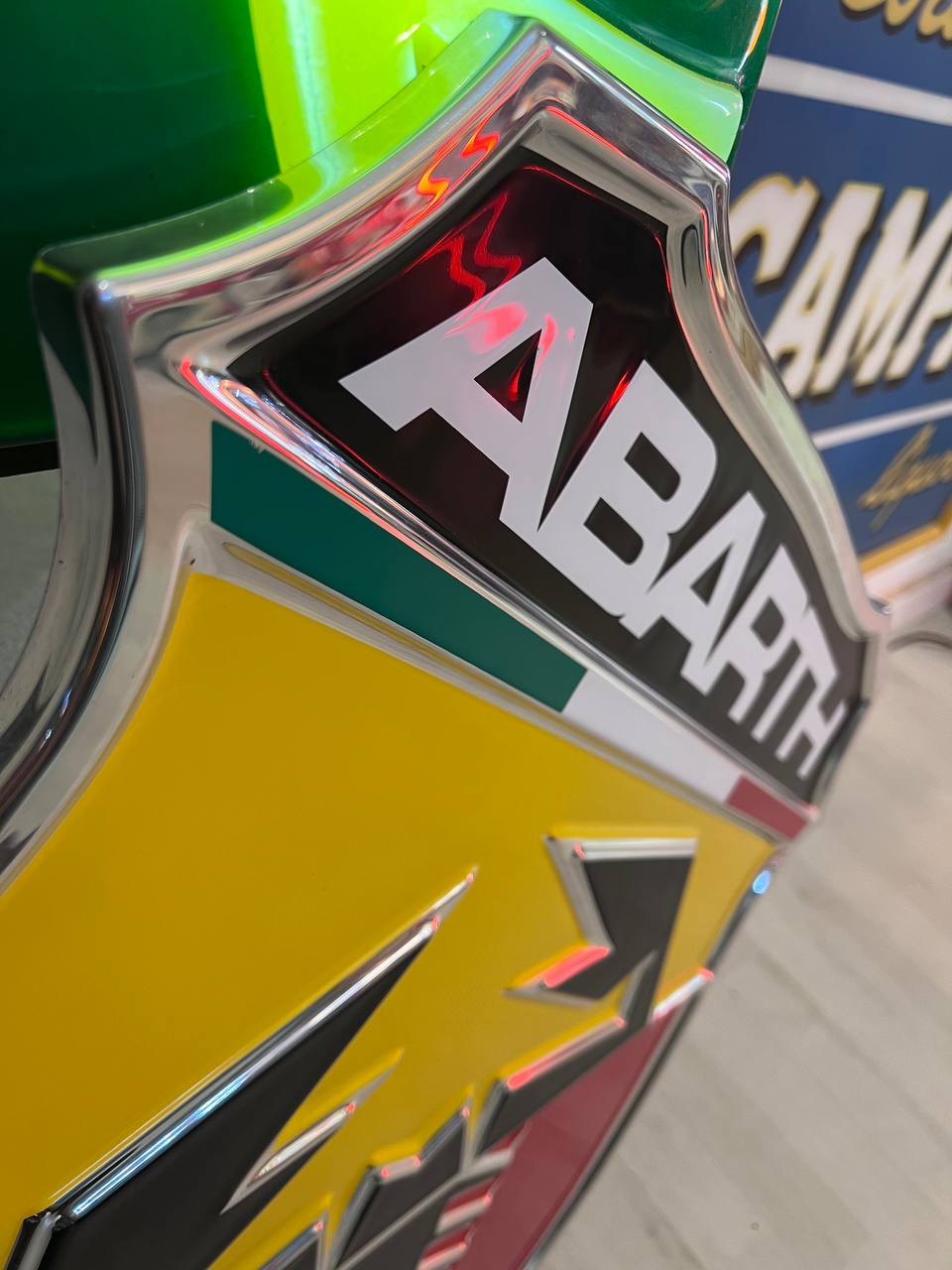 Insegna termoformata originale - Abarth