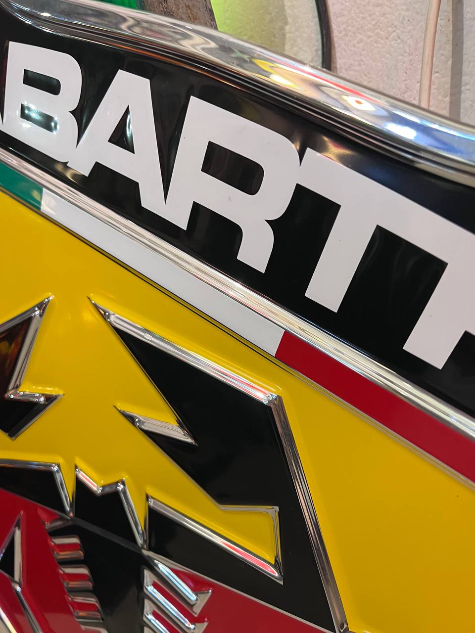 Insegna termoformata originale - Abarth