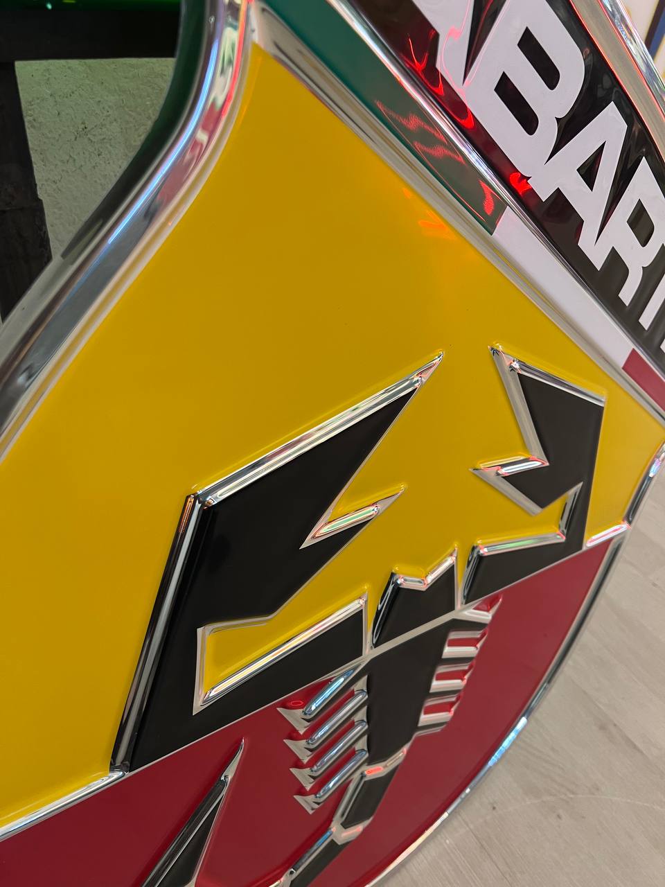 Insegna termoformata originale - Abarth