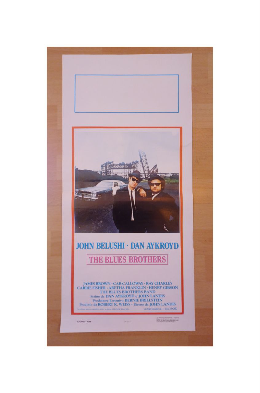 Locandina originale di cinema - The Blues Brothers