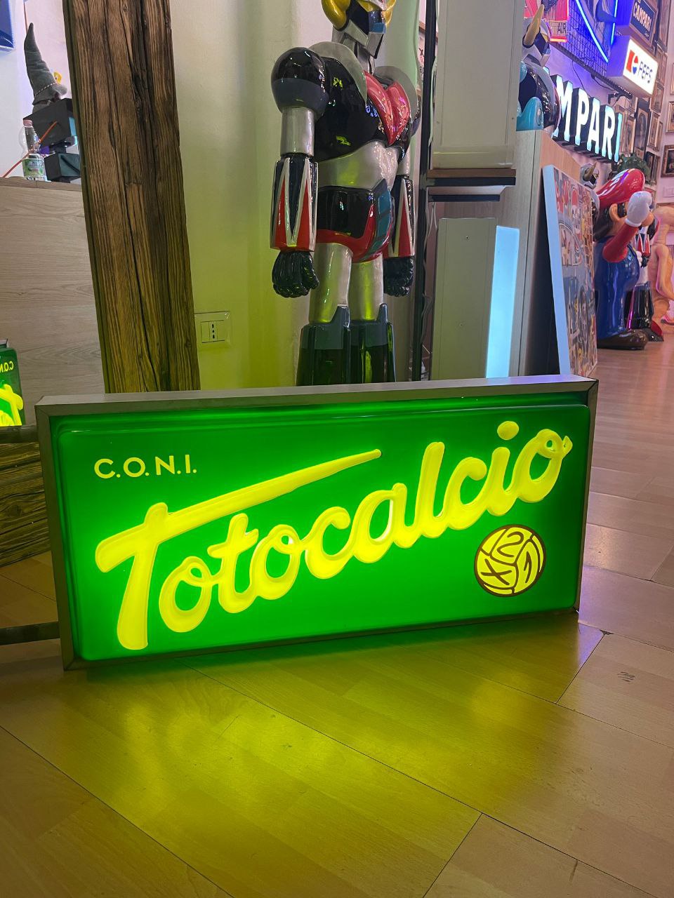 Insegna termoformata Totocalcio