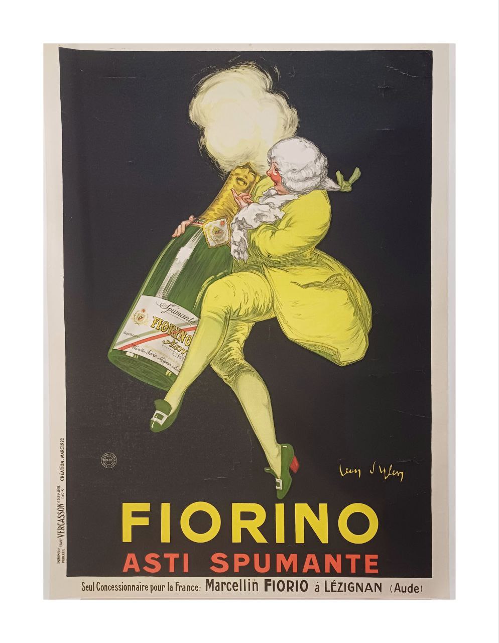 Manifesto originale pubblicitario - Fiorino Asti Spumante