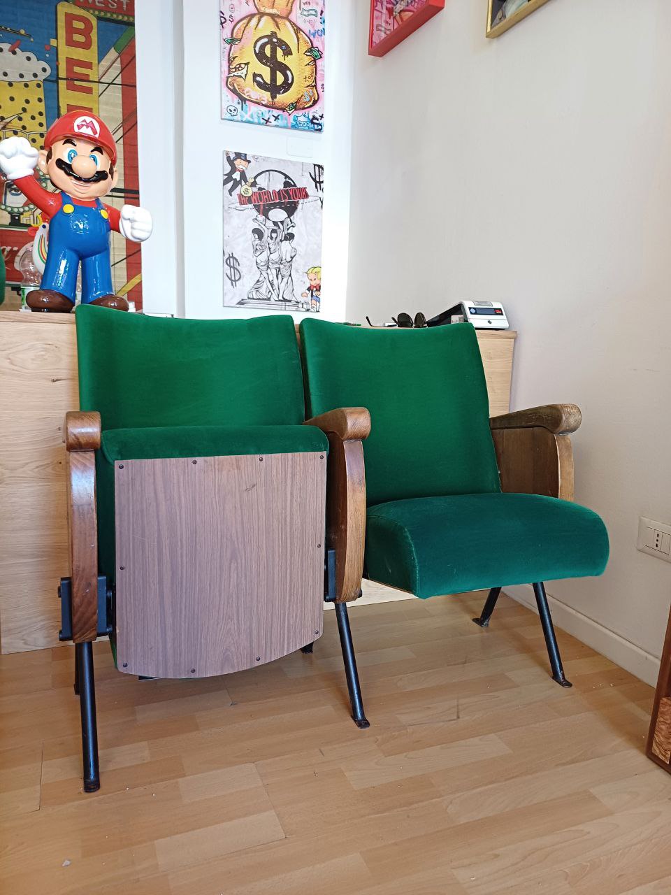 Poltrone cinema originali anni 70