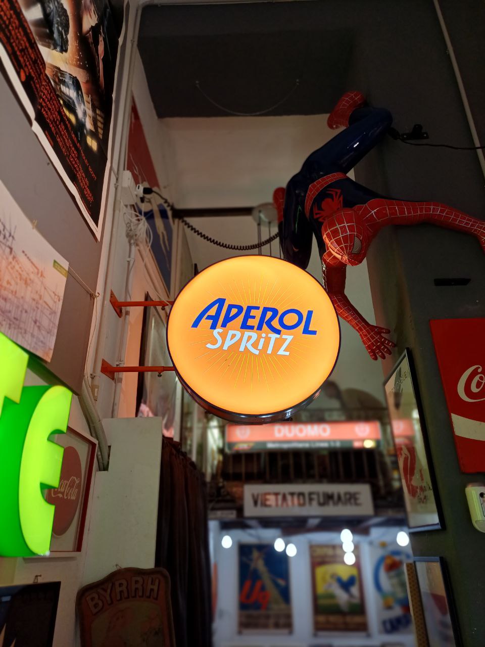Insegna bifacciale luminosa - Aperol Spritz