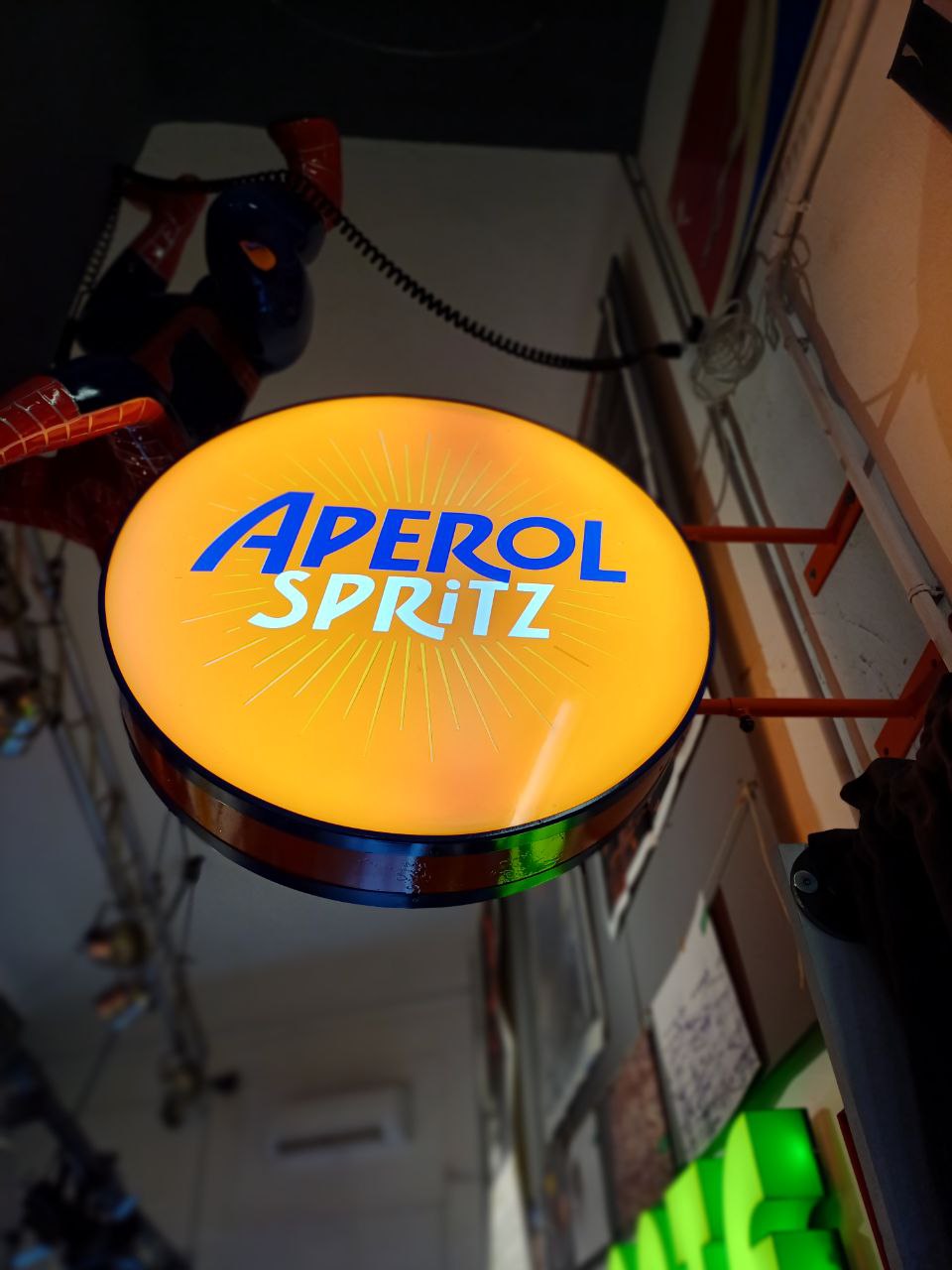 Insegna bifacciale luminosa - Aperol Spritz