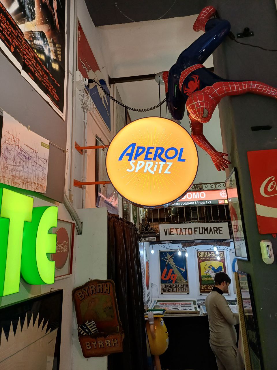 Insegna bifacciale luminosa - Aperol Spritz