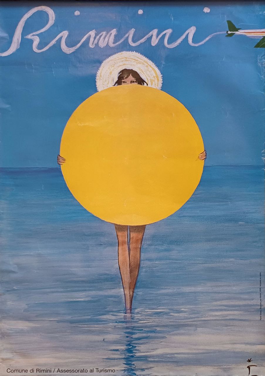 Manifesto originale pubblicitario - Rimini