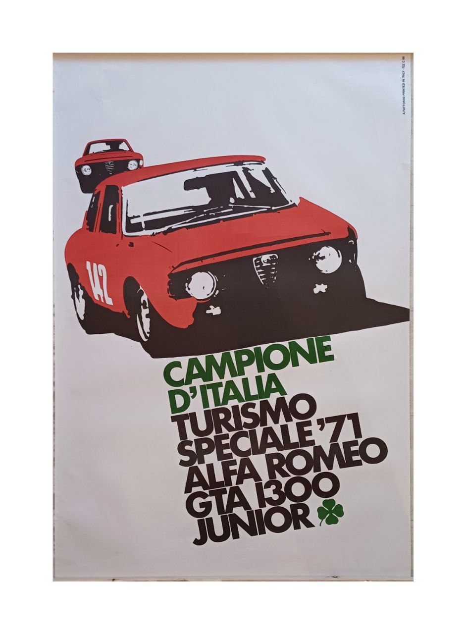 Manifesto originale pubblicitario - Campione d'Italia - Turismo speciale '71