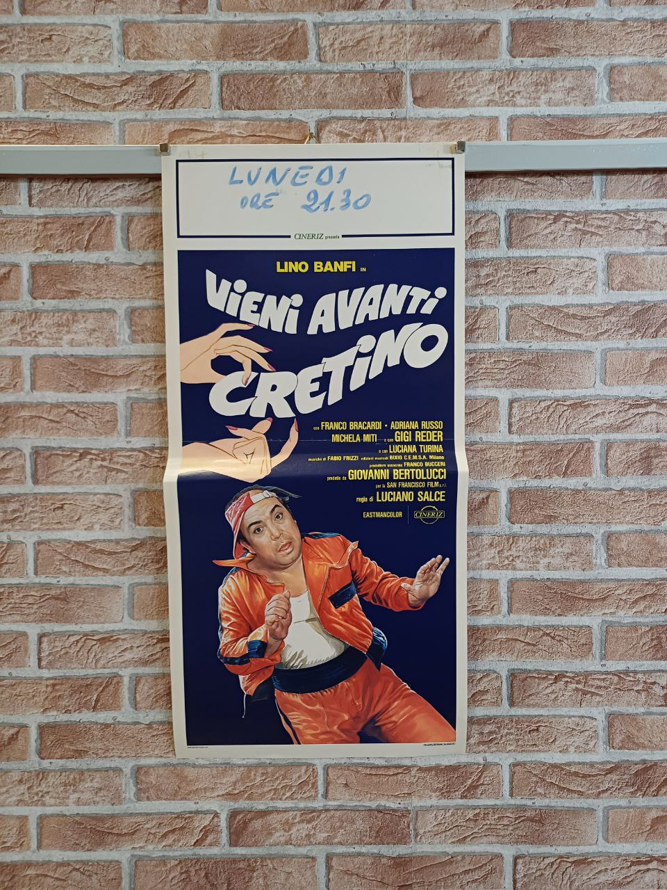 Locandina originale di cinema - Vieni avanti cretino