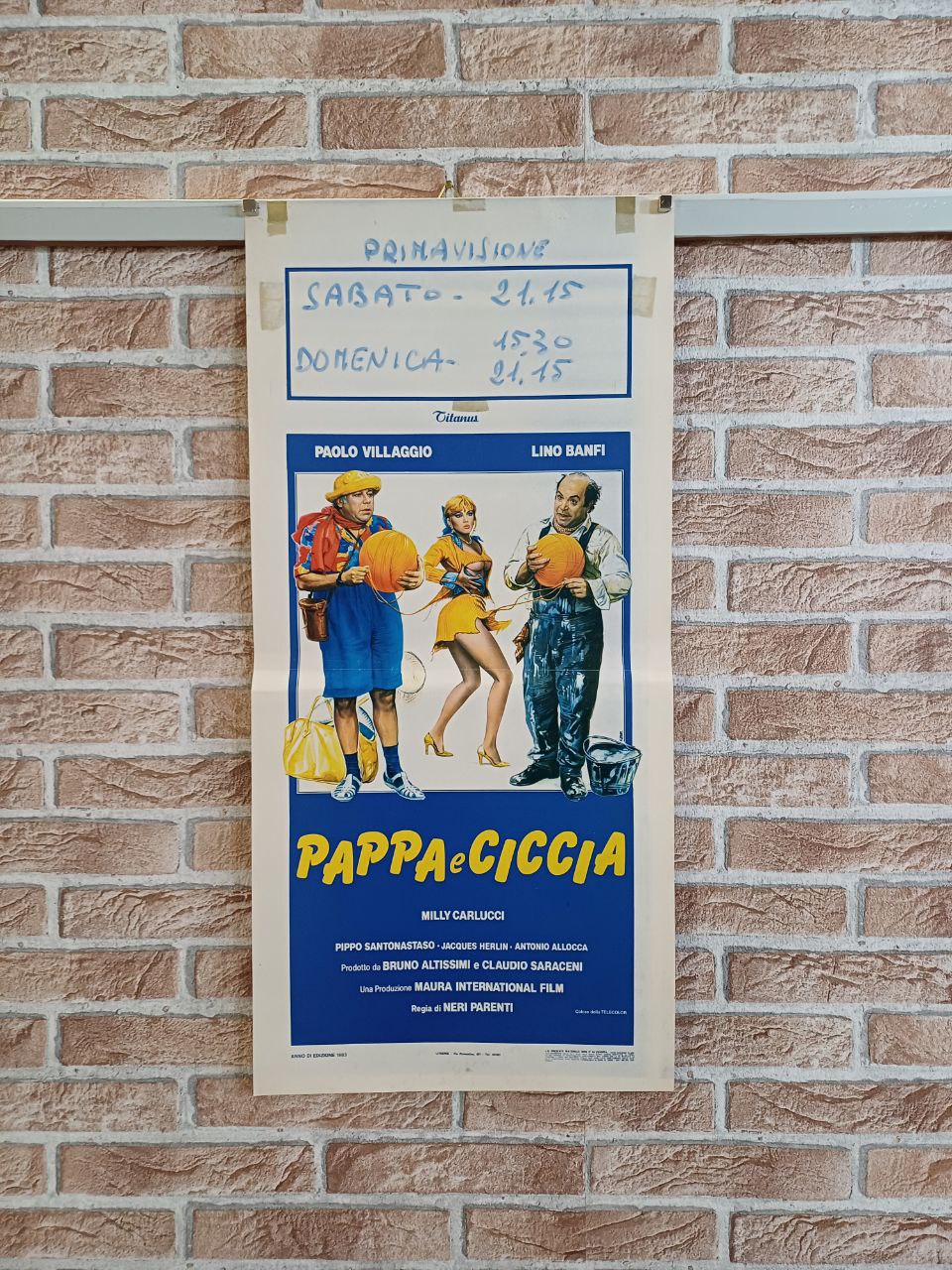 Locandina originale di cinema - Pappa e ciccia