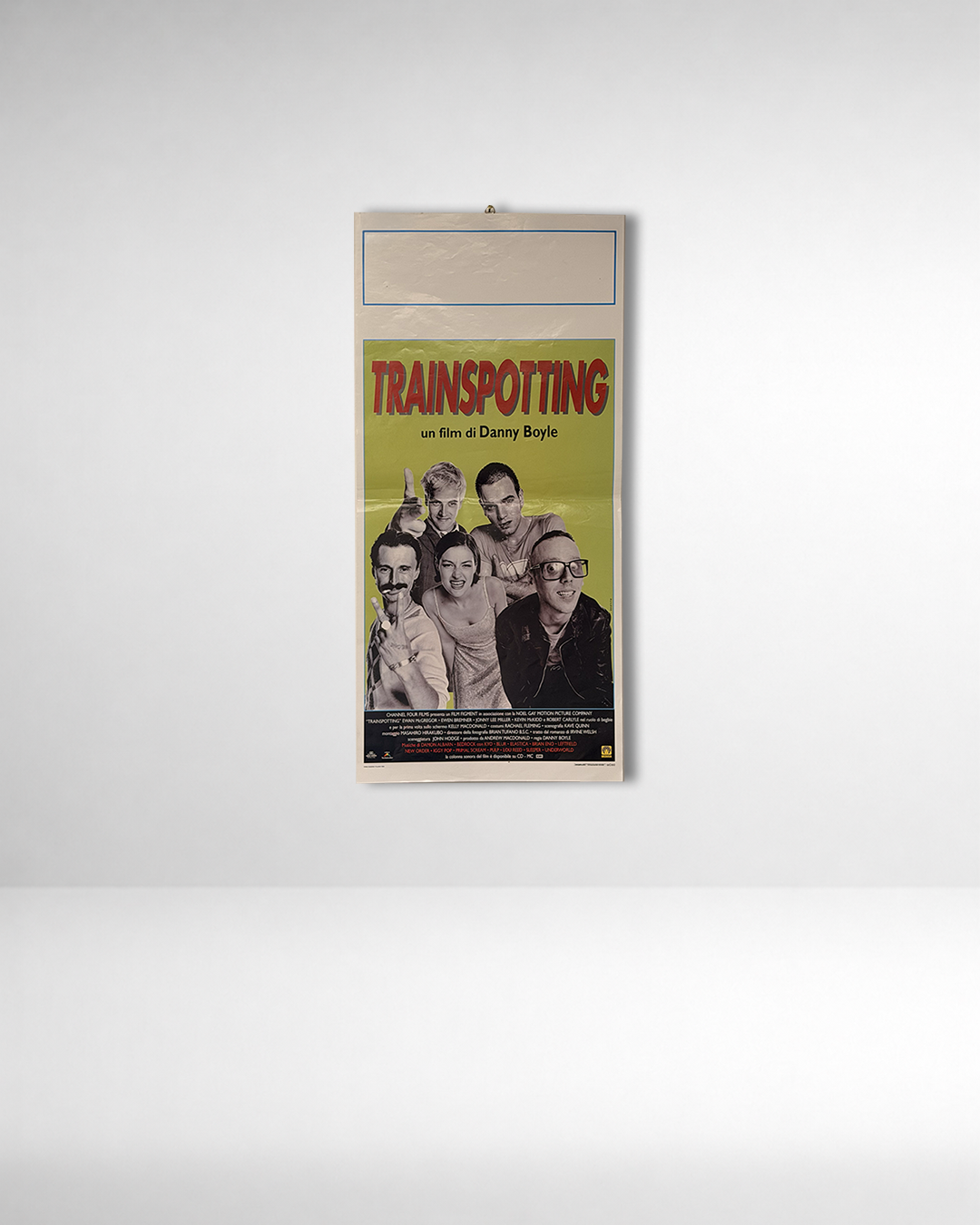 Locandina di cinema . Traspotting