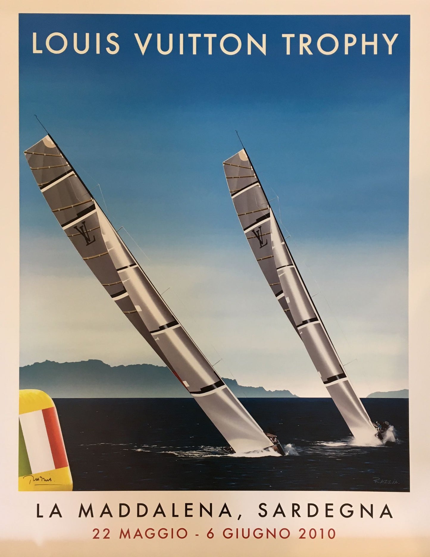 Manifesto Pubblicitario Louis Vuitton La Maddalena Sardegna (Razzia) Tortona4Arte