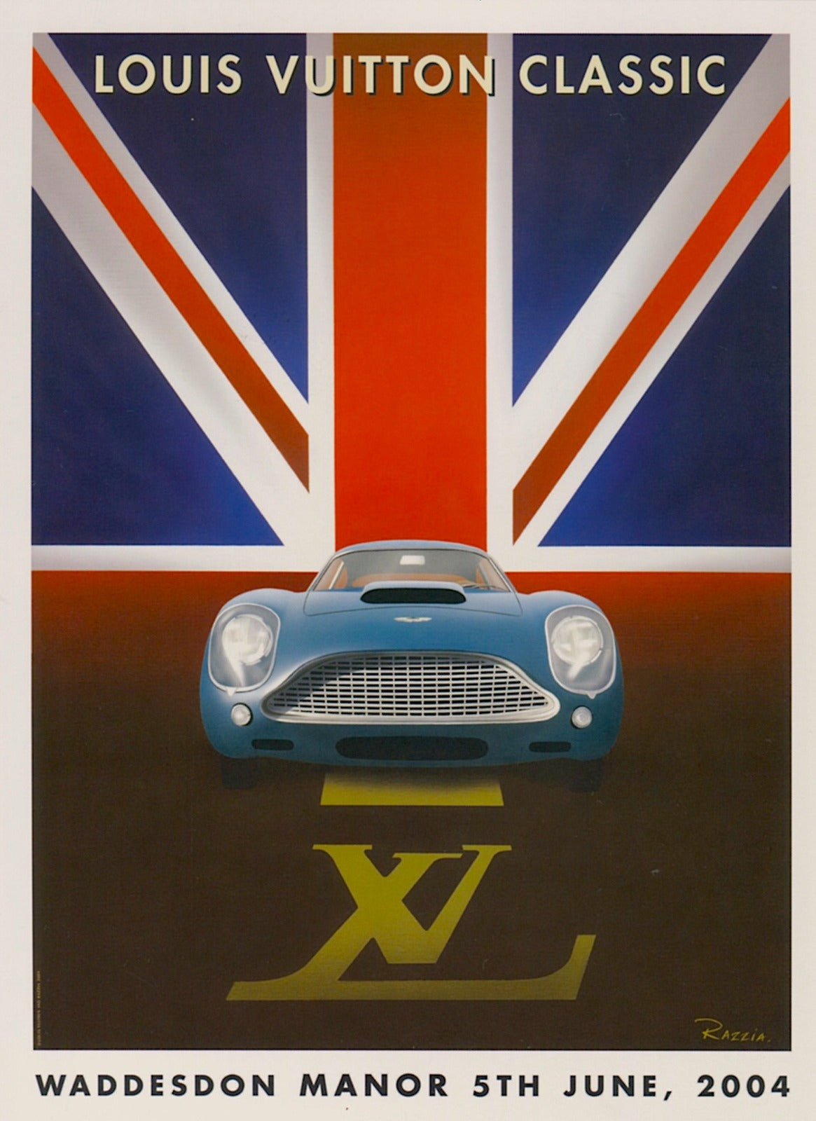 Manifesto Pubblicitario Louis Vuitton Waddesdon London 2004 (Razzia) Tortona4Arte